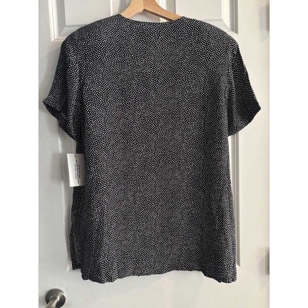 Black & White Polka Dot Vintage‎ Tunic NWT Size 10 Medium Y2K 80s 90s Retro - Picture 8 of 10